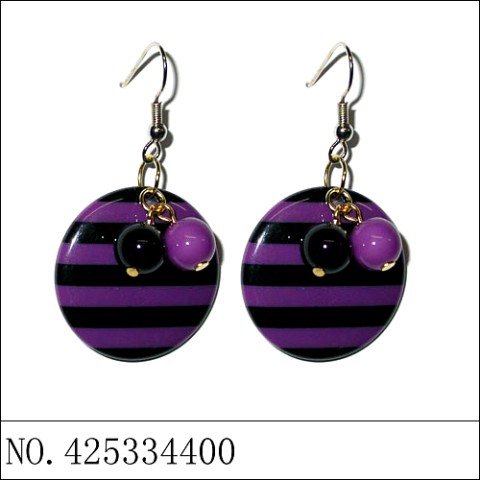 Earrings Purple