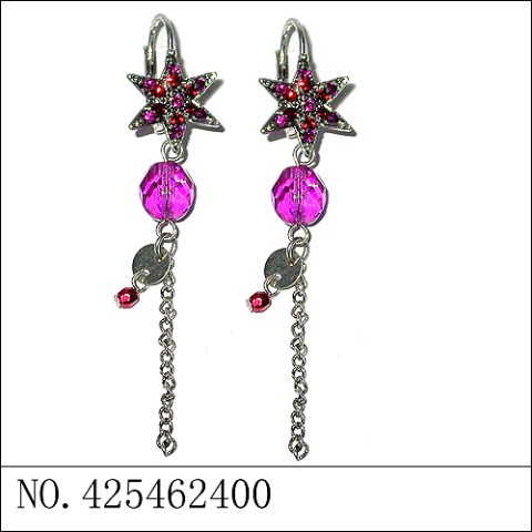 Earrings Purple