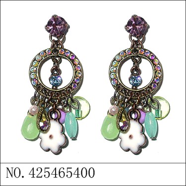 Earrings Purple