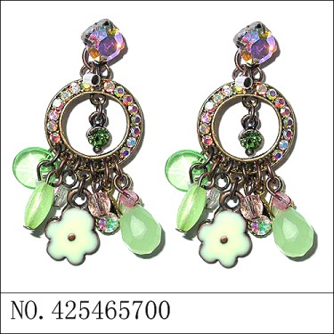 Earrings Green