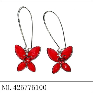 Earrings Red