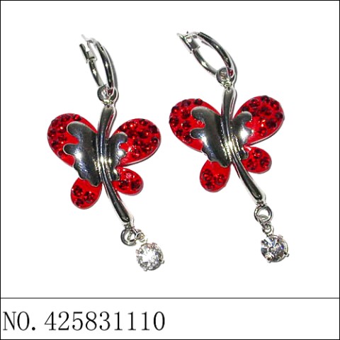 Earrings Red