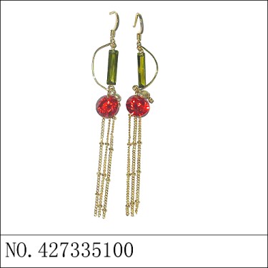 Earrings Red