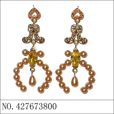 Earrings Brown