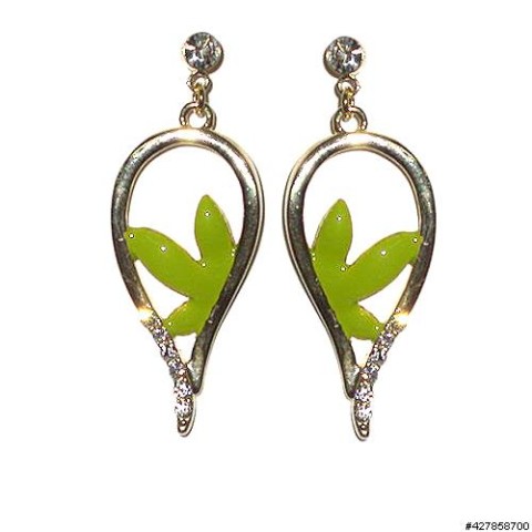 Earrings Green