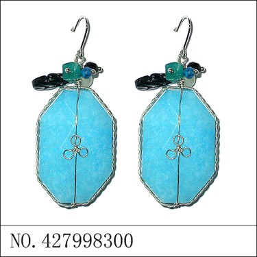 Earrings Blue