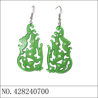 Earrings Green