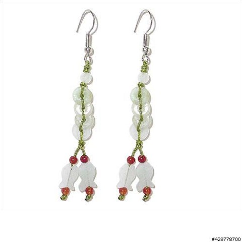 Earrings Green