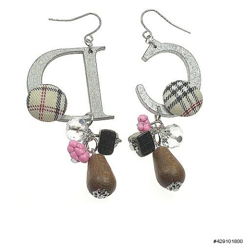 Earrings Brown