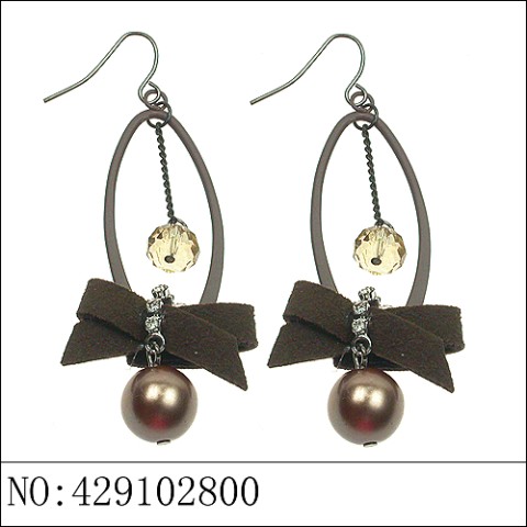 Earrings Brown