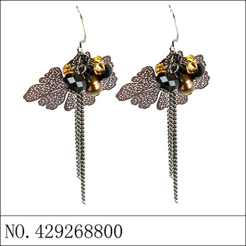 Earrings Brown