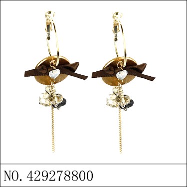 Earrings Brown