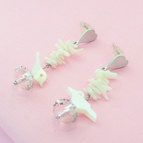 Earrings White