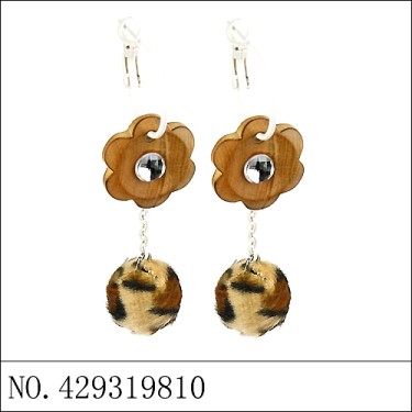 Earrings Brown