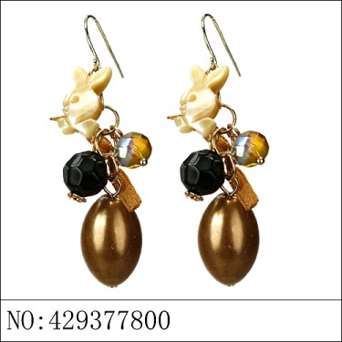 Earrings Brown