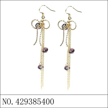 Earrings Purple