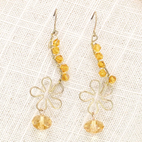 Earrings Brown