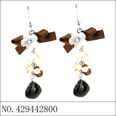 Earrings Brown