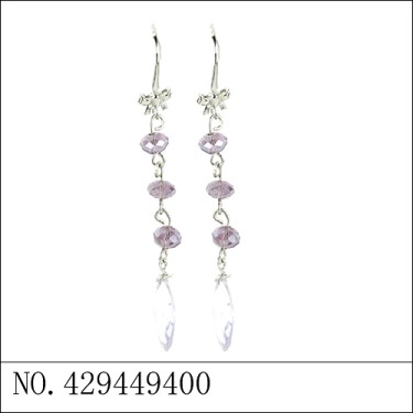 Earrings Purple