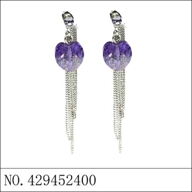 Earrings Purple