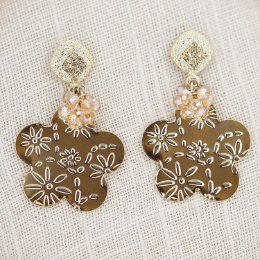 Earrings Brown