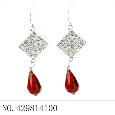 Earrings Red