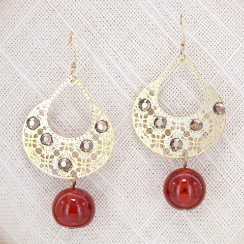 Earrings Red