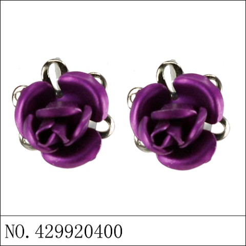 Earrings Purple