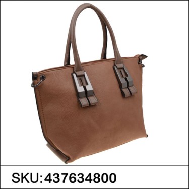 Strip Medium Faux Leather Tote