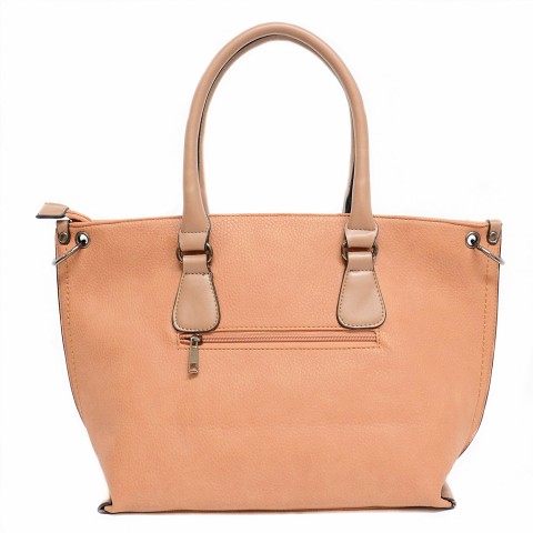 Strip Medium Faux Leather Tote