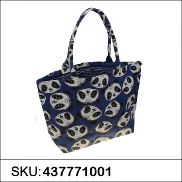 Mix Print Convenience Shopper Tote