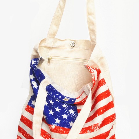 Mix Print Convenience Soft Tote