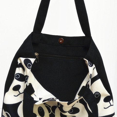 Mix Print Convenience Soft Tote