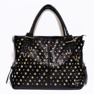 Metallic Crystal Rhinestone Studded Purse Bag