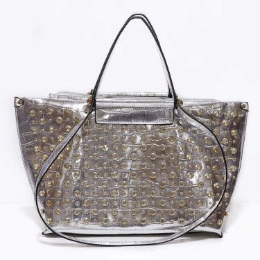 Metallic Crystal Rhinestone Studded Purse Bag