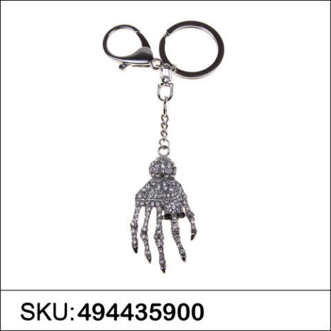 Crystal Finger Bone Bag Charm