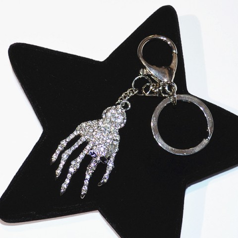 Crystal Finger Bone Bag Charm