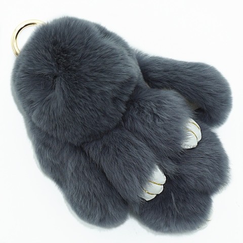 Genuine Rabbit Fur Bag Charm