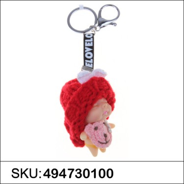 Sleeping Baby Key Chain