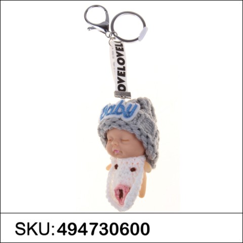 Sleeping Baby Key Chain