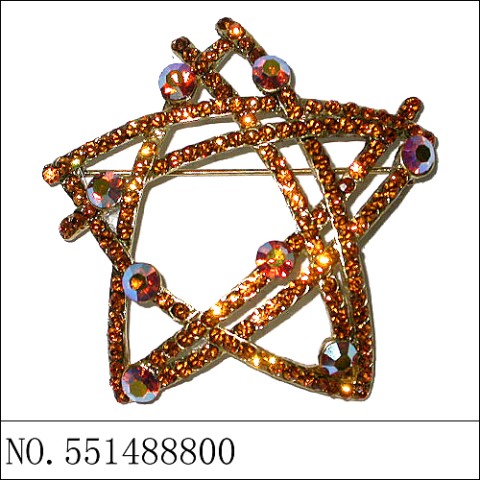 Brooch Brown