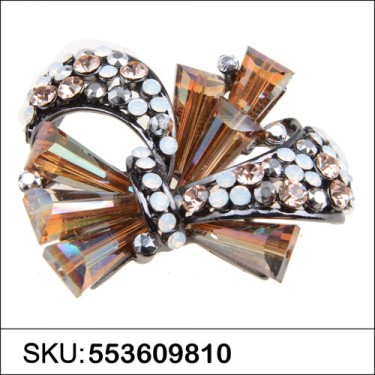 Brooch Brown