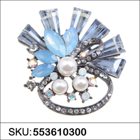 Brooch Blue