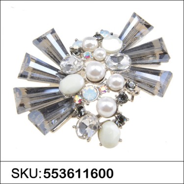 Brooch Gray