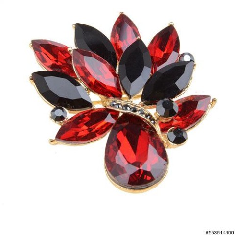 Brooch Red