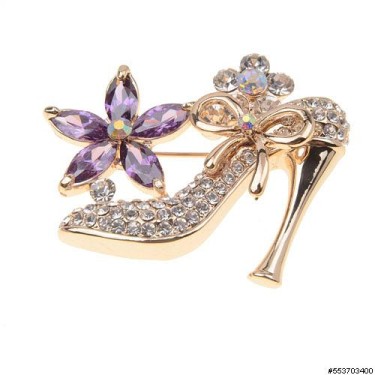 Brooch Purple