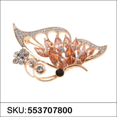 Brooch Brown