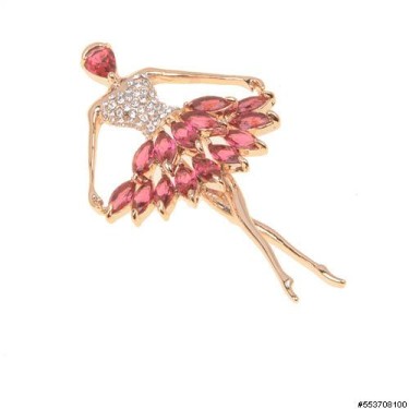 Brooch Red