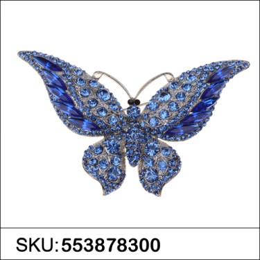 Butterfly Crystal Brooch