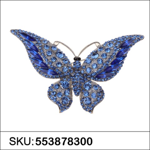 Butterfly Crystal Brooch